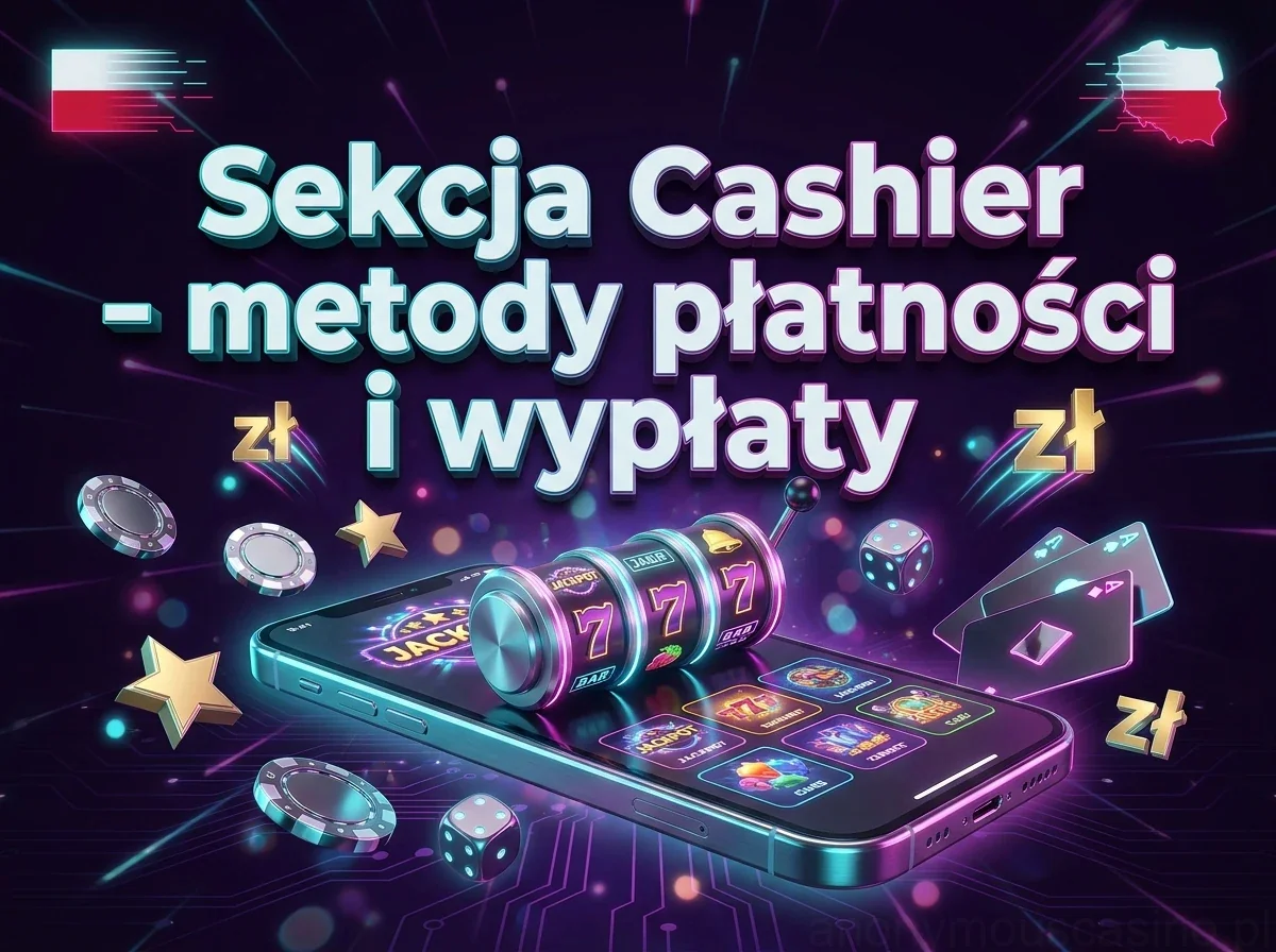 Sekcja Cashier - metody płatności i wypłaty